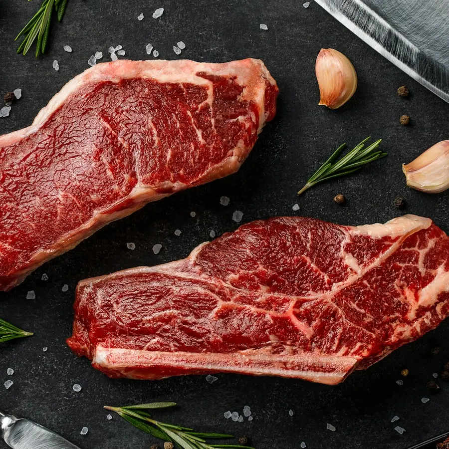 Rib eye steaks (2 x 250g)